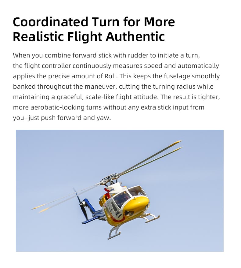 Bell-412 “ACE” Version 6CH GPS ATT Hovering Auto Return RC RTF Helicopter