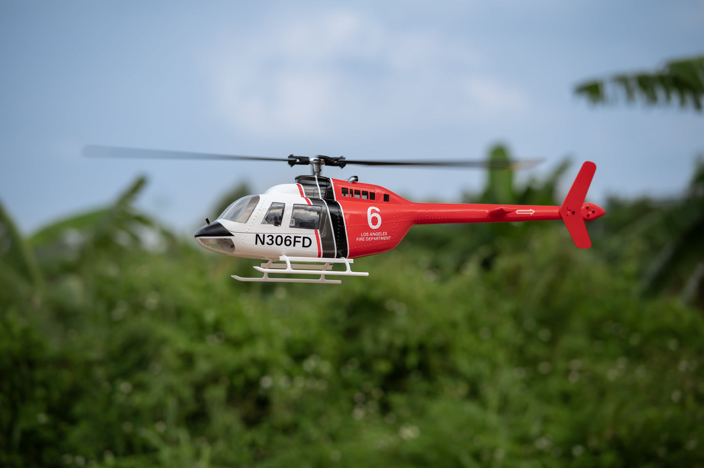 Bell-206  “ACE” Version 6CH GPS ATT Hovering Auto Return RC RTF Helicopter